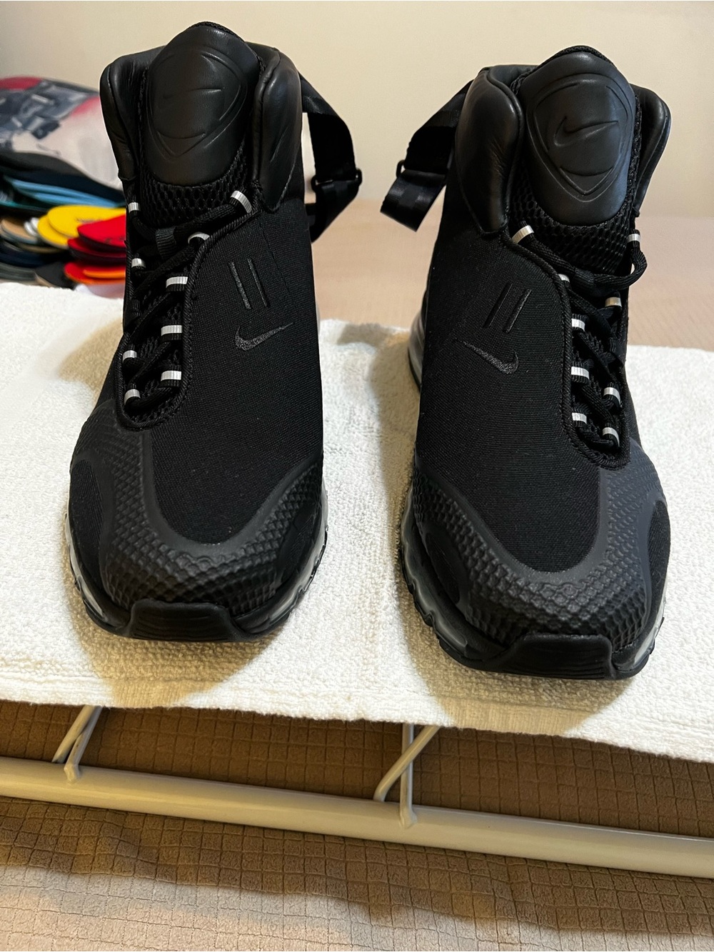 Nike Air Max 360 Hi (Kim Jones Black) Size 12 Preowned Never Worn.